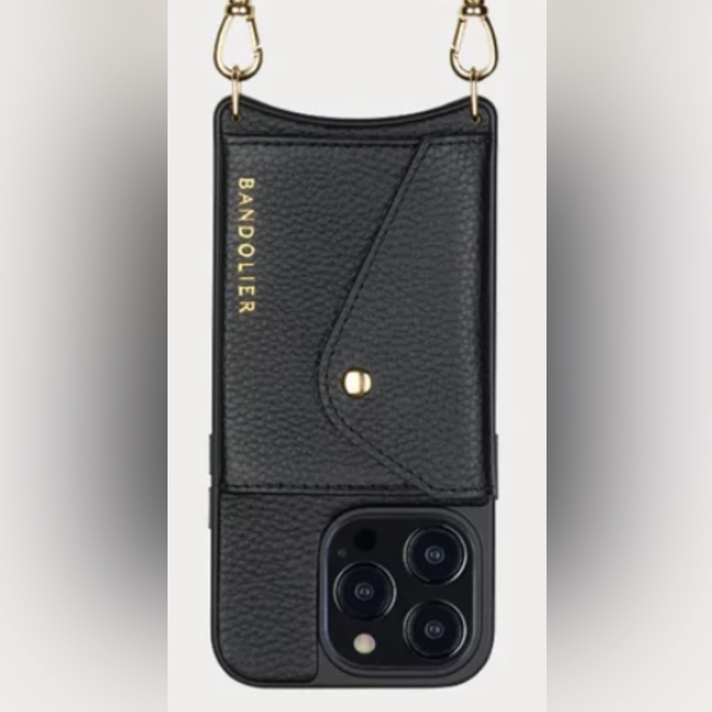 Bandolier iPhone 12 or 12 pro -  black case
